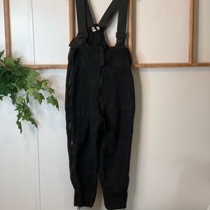 POLARTEC KIDS BLACK WINTER OVERALLS SZ S